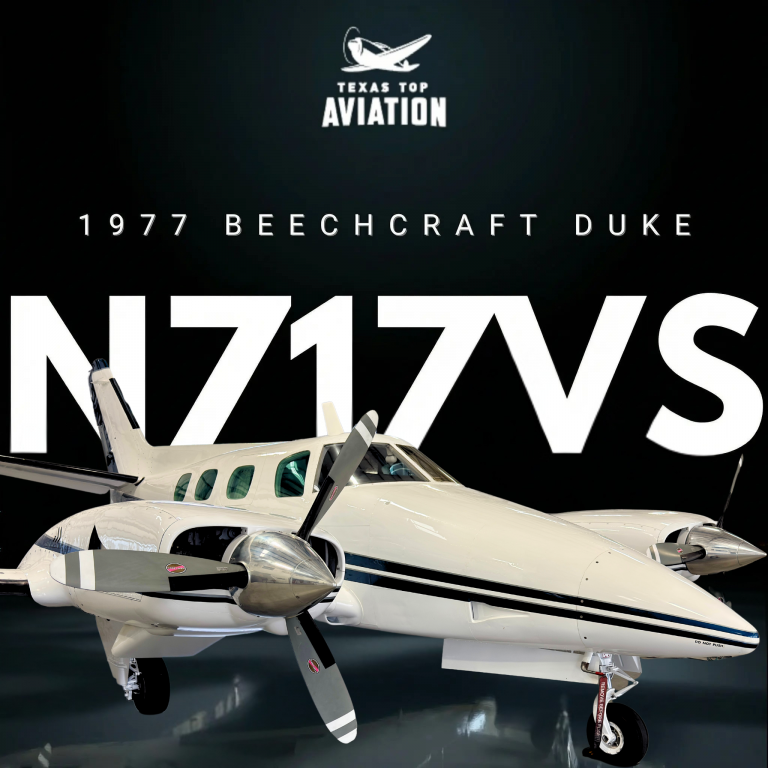 SOLD!  1977 Beechcraft B-60 Duke N717VS