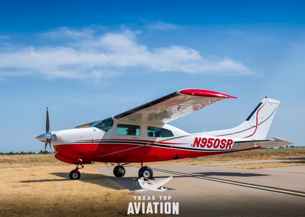 1979 Cessna T210N Turbo Centurion N950SR exterior for sale — Texas Top Aviation