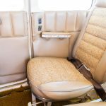 Cessna 205 N8170Z middle row seat and side panel detail