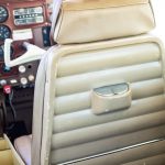Cessna 205 N8170Z front seat back viewed from the cabin