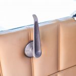 Cessna 205 N8170Z interior cabin door handle detail