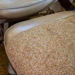 Cessna 205 N8170Z seat cushion upholstery detail