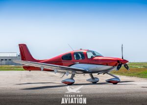 2017 Cirrus SR22T G6 N18CK exterior left front on ramp