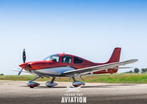 2017 Cirrus SR22T G6 N18CK exterior left profile on ramp