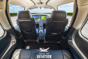 Rear cabin and Perspective+ panel from back seat in N18CK