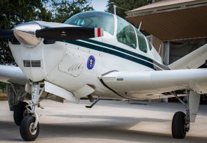 Nose gear and cowling of N474Z