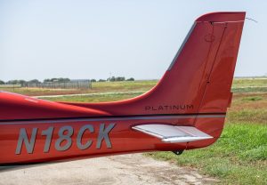 N18CK tail and rudder detail