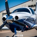 Nose, spinner and propeller of 2015 Cessna TTx N576DC