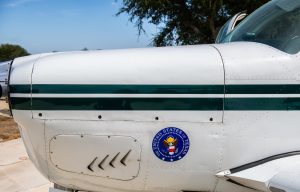 Engine cowling side of N474Z