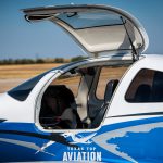 Cabin door detail on 2015 Cessna TTx N576DC