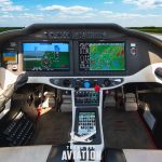 Cockpit view of the Garmin G2000 panel in 2015 Cessna TTx N576DC