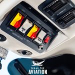 Switch panel and circuit breakers in 2015 Cessna TTx N576DC