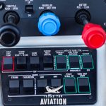 Engine controls and switch panel in 2015 Cessna TTx N576DC