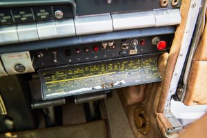 Lower left cockpit panel detail in N474Z