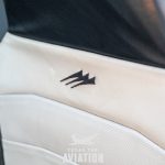 Perforated leather seat insert in 2015 Cessna TTx N576DC