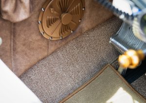 Carpet and floor detail in N474Z