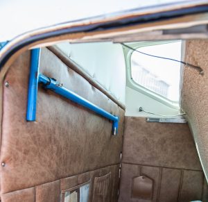 Baggage compartment interior in N474Z