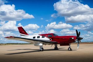Piper Meridian PA46-500TP N203AP low right front three-quarter view