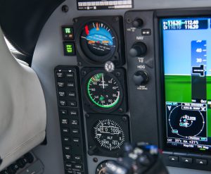 Piper Meridian PA46-500TP N203AP standby attitude, airspeed and altimeter