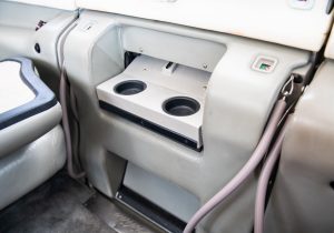 Piper Meridian PA46-500TP N203AP cabin cupholders and storage