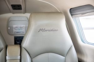 Piper Meridian PA46-500TP N203AP Meridian embroidered leather seat