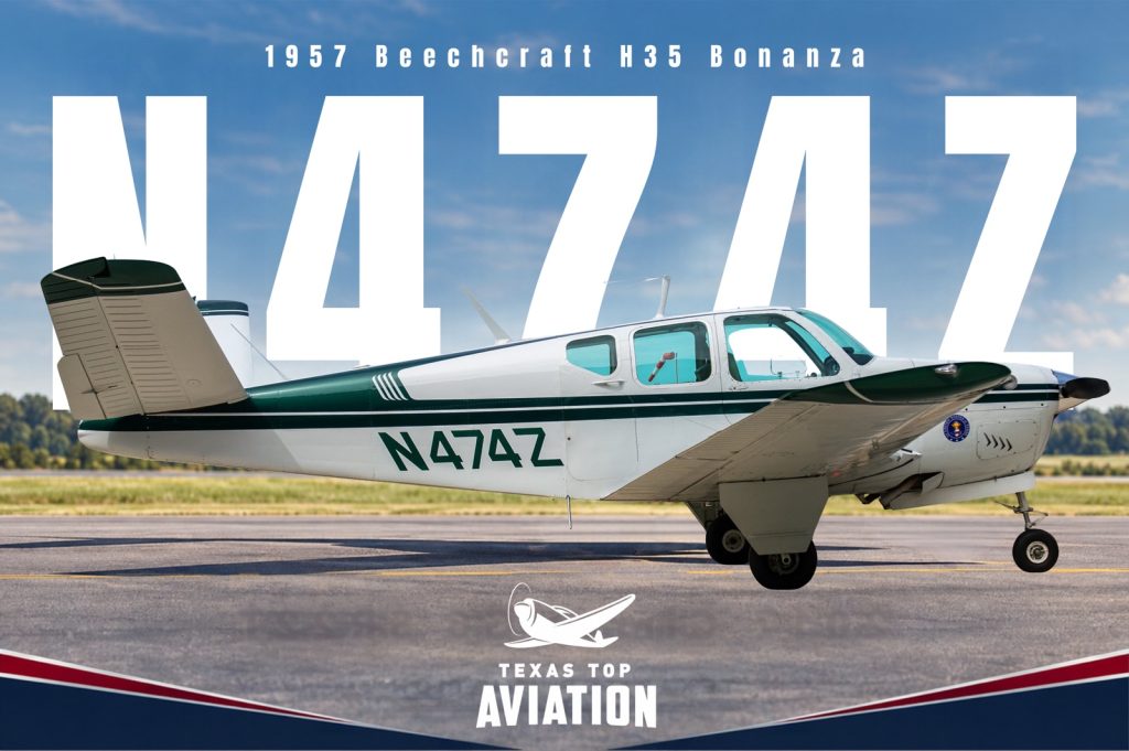 1957 Beechcraft H35 Bonanza N474Z